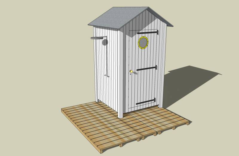 La cabine de douche (à partir de 4 400 € HT)
