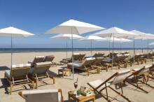 Plage privée la folie douce Deauville