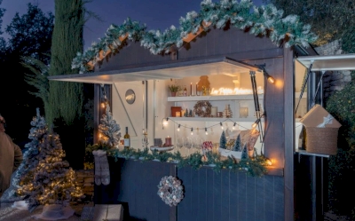 Chalet nocturne décoration