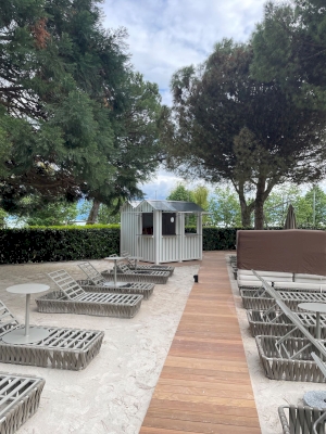 Cabine kiosque bar pour l’Hôtel Beau Rivage Palace