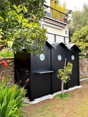 Installation d’une cabine de plage haut de gamme