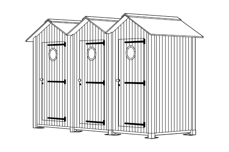 Cabine triple